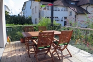 Apartment 2: Balcony with seating for 4-6 people