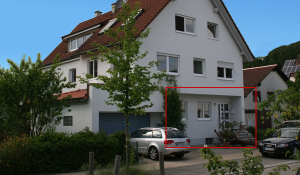 Eingang zur Ferienwohnung 1