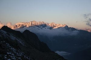 Alpenglow in Bernese Oberland (2 hours away)