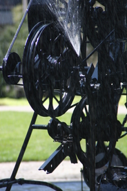 Tinguely Skulptur in Basel (20 Minuten entfernt)